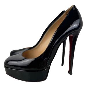 Christian Louboutin Black Platform Heels